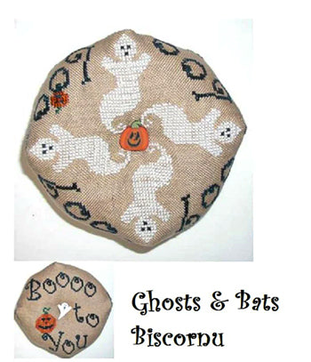 PWS - Ghosts and Bats Biscornu