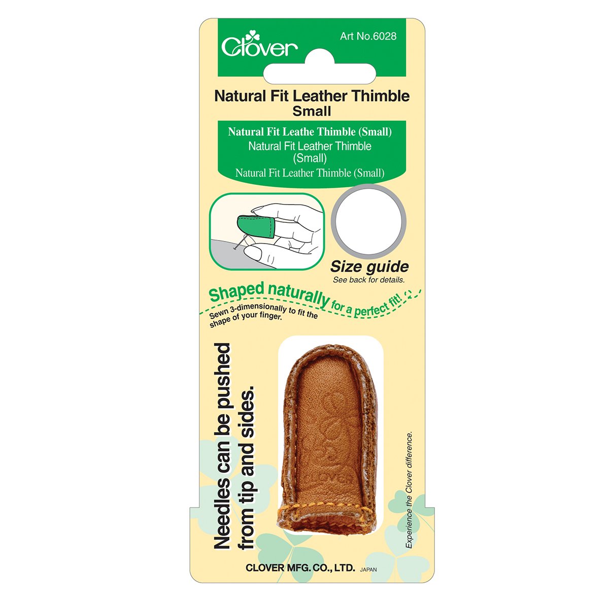 CLV - Natural Fit Leather Thimble - Small