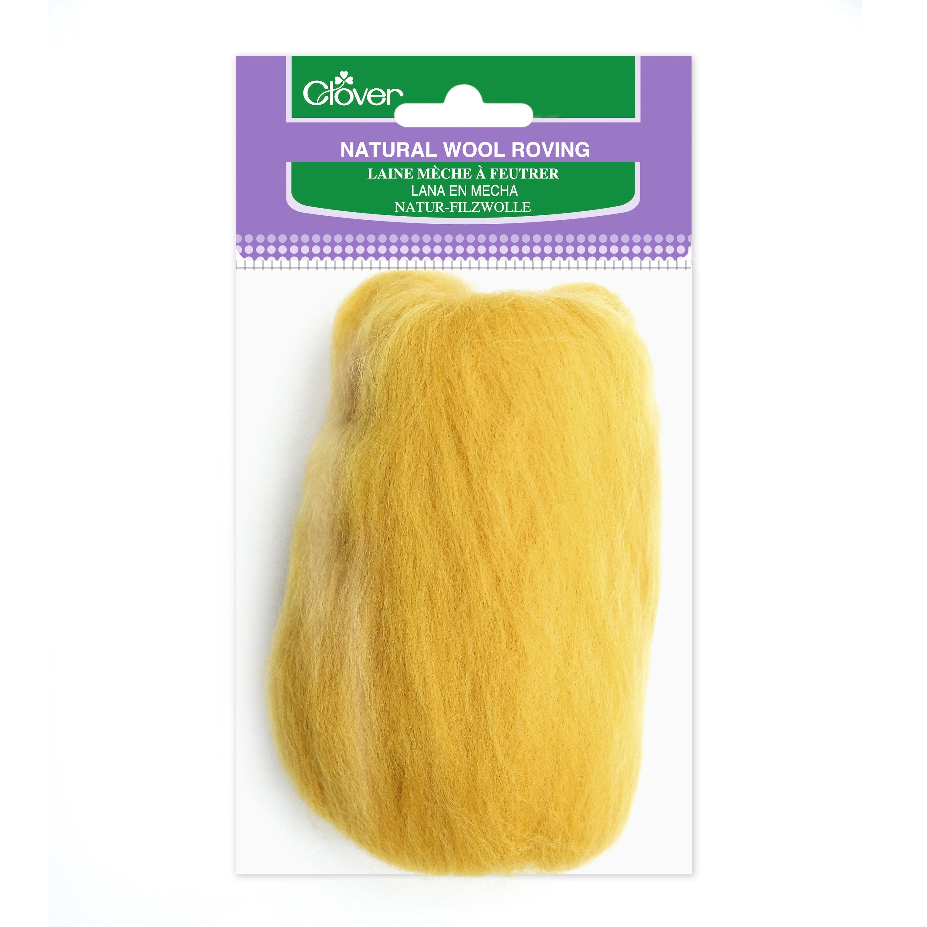 CLV - Natural Wool Roving (Gold) - 0