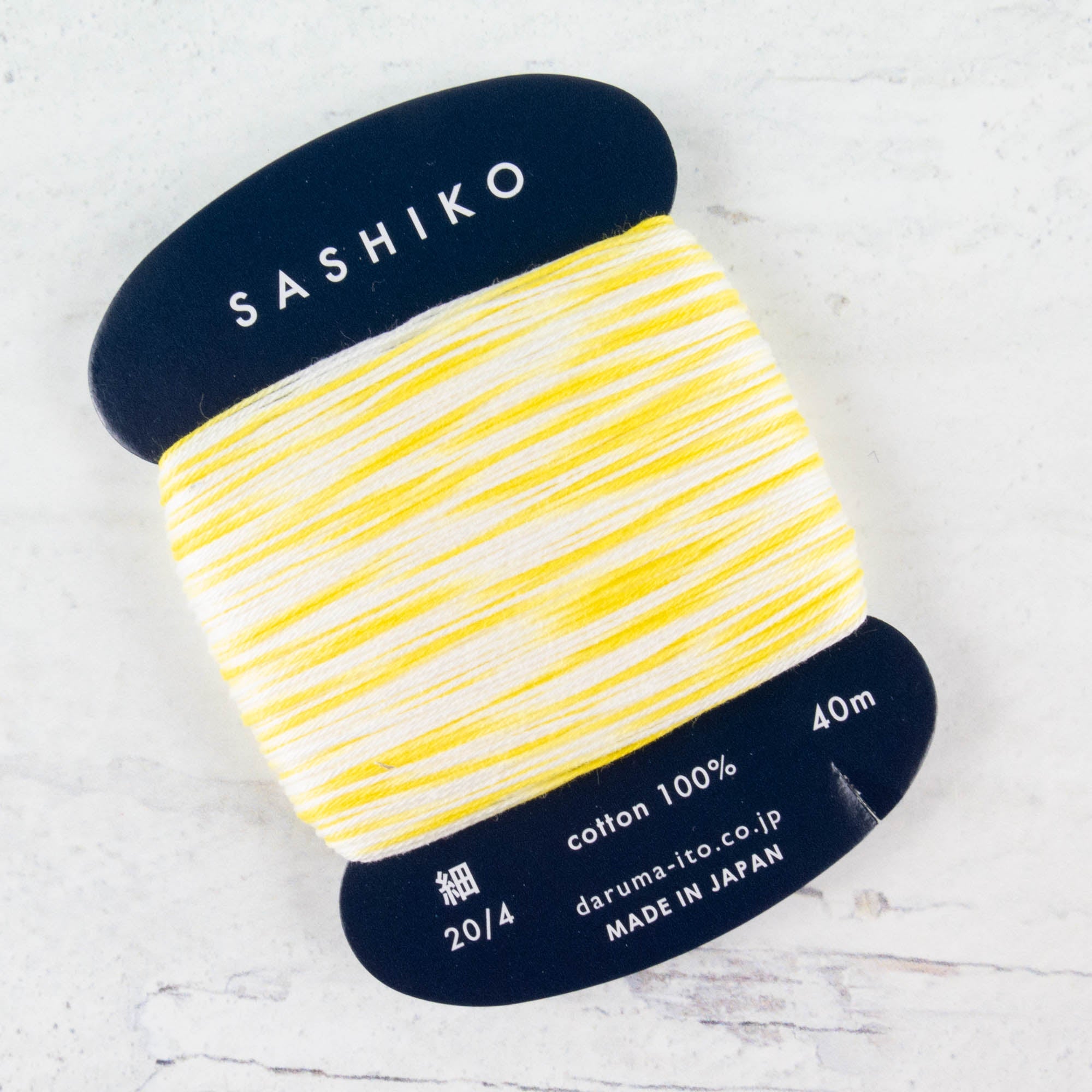 ORIM - Daruma - Sashiko Cotton Thread 20/4 - 0303 - Lemon Squash