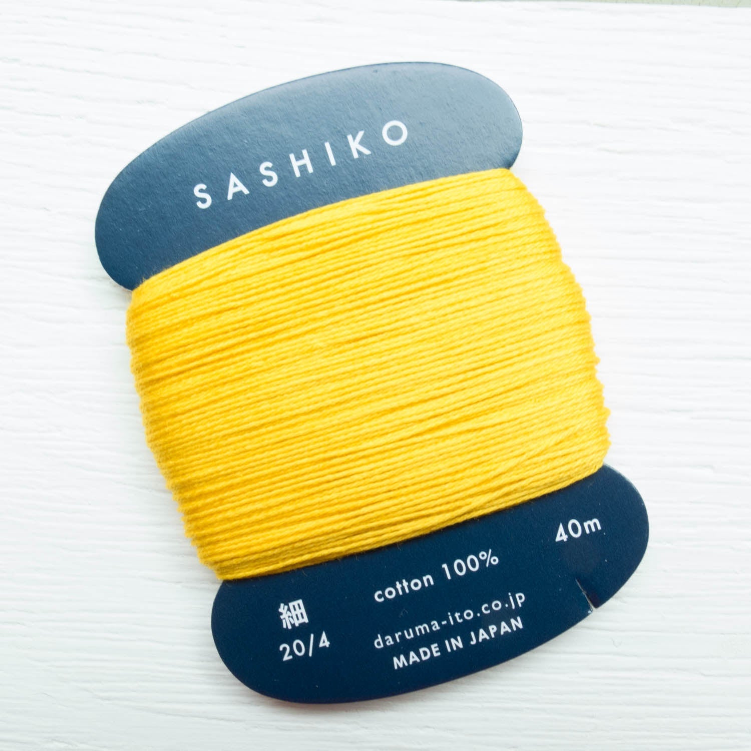 ORIM - Daruma - Sashiko Cotton Thread 20/4 - 0204 - Sunflower