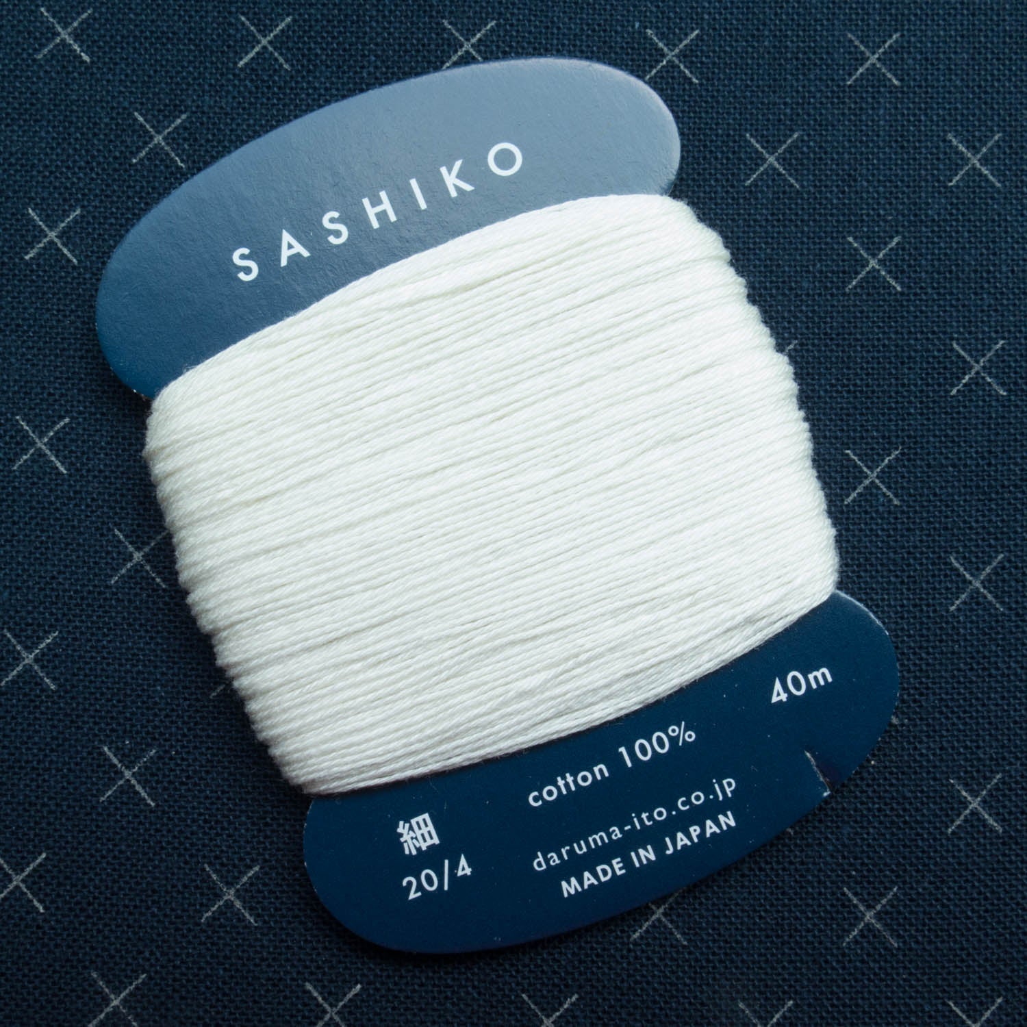ORIM - Daruma - Sashiko Cotton Thread 20/4 - 0202 - Off-White