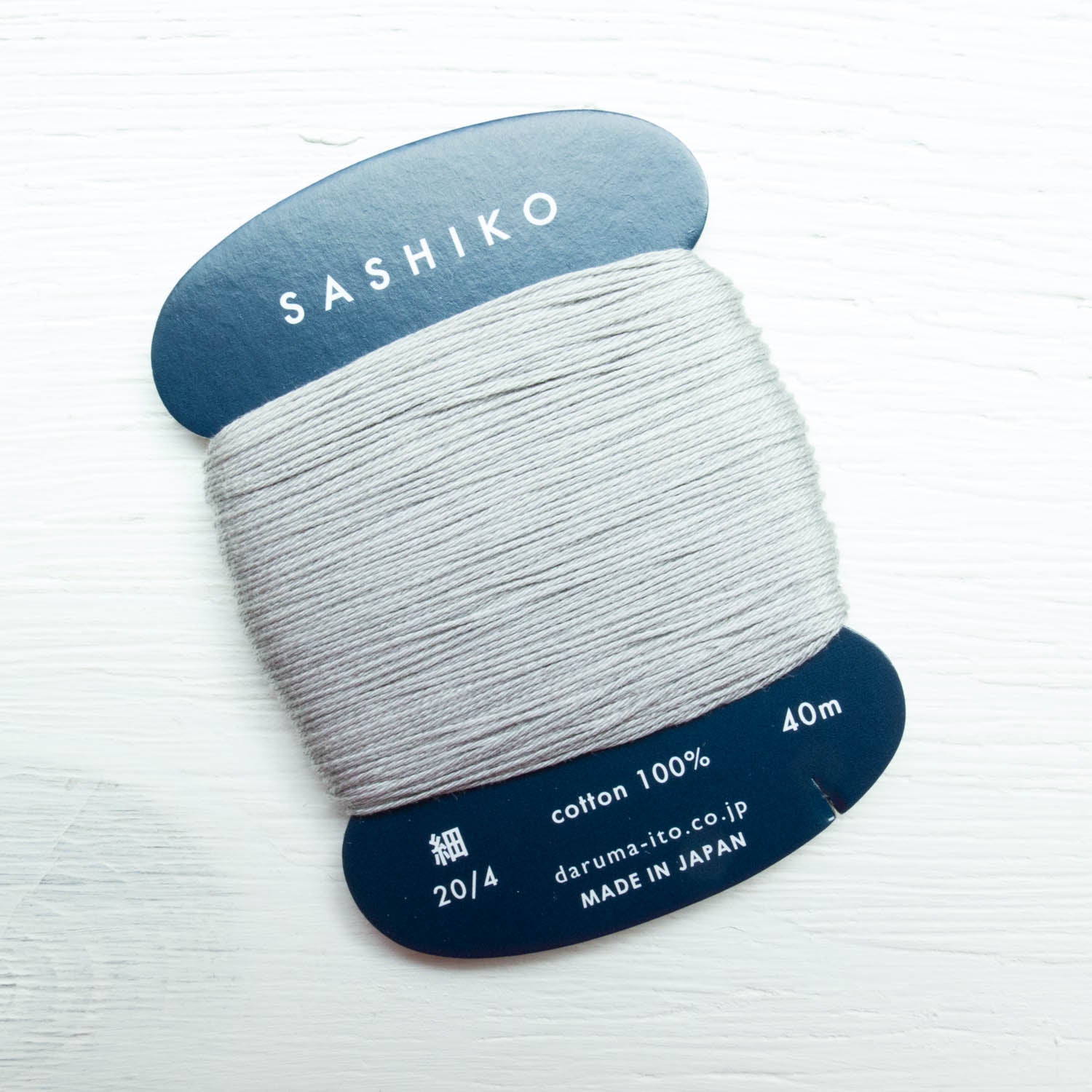 ORIM - Daruma - Sashiko Cotton Thread 20/4 - 0217 - Grey
