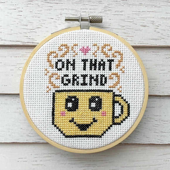 XXX-SPCL - Nicole LaBranche - On That Grind - Cross Stitch Kit