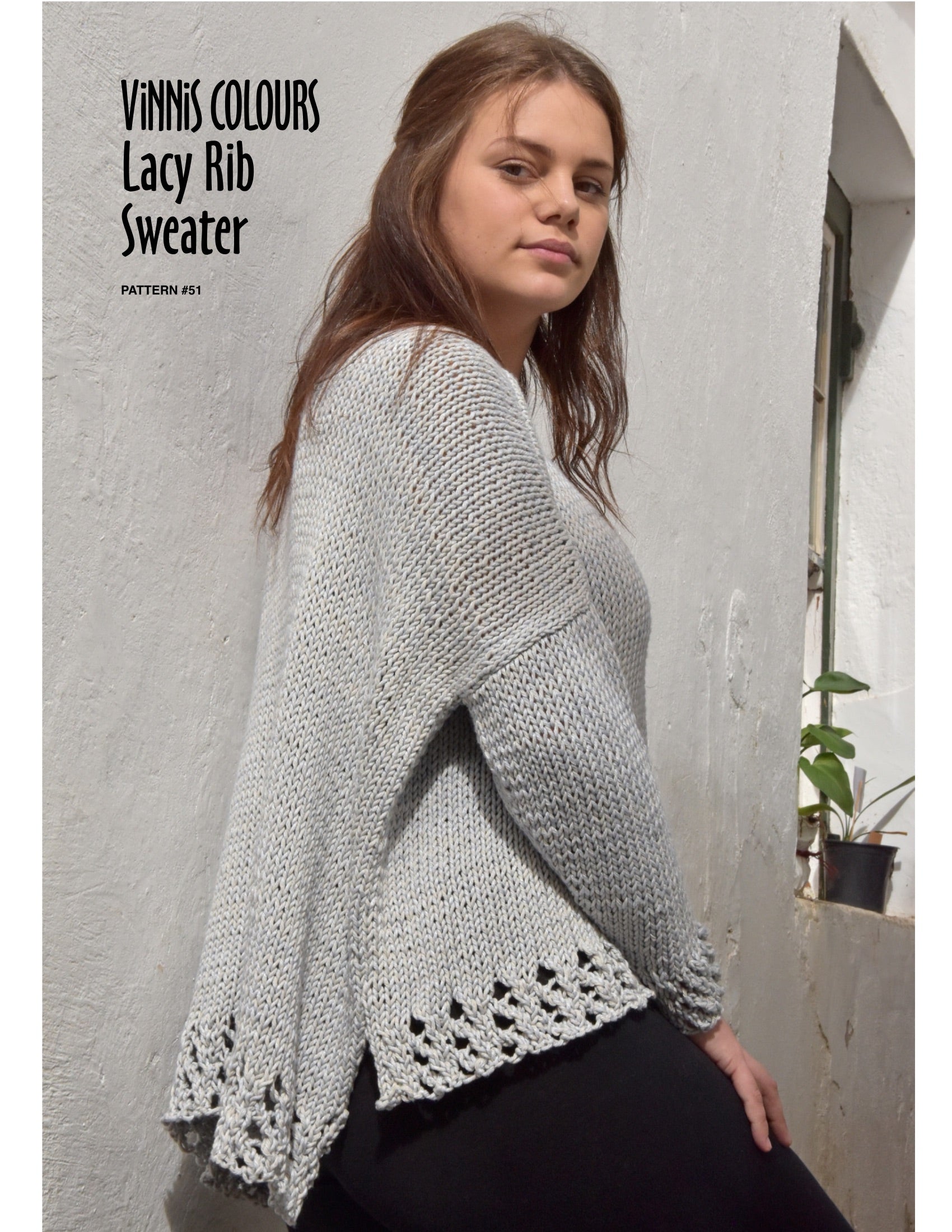 VCDL - P051 - Lacy Rib Sweater