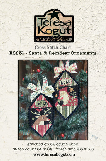 TKCW - Santa And Reindeer Ornaments