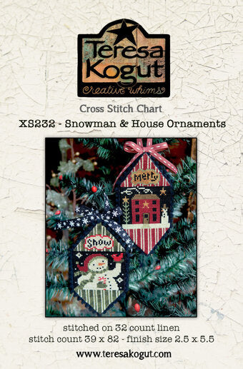 TKCW - Snowman & House Ornaments