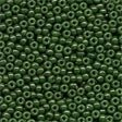 MHB - Size 11/0 Glass Seed Beads - 02094 - Opaque Moss