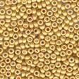 MHB - Size 11/0 Antique Glass Seed Beads - 03557 - Satin Old Gold