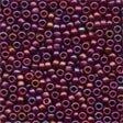 MHB - Size 11/0 Frosted Glass Seed Beads - 62012 - Royal Plum