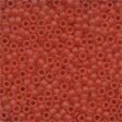 MHB - Size 11/0 Frosted Glass Seed Beads - 62013 - Red