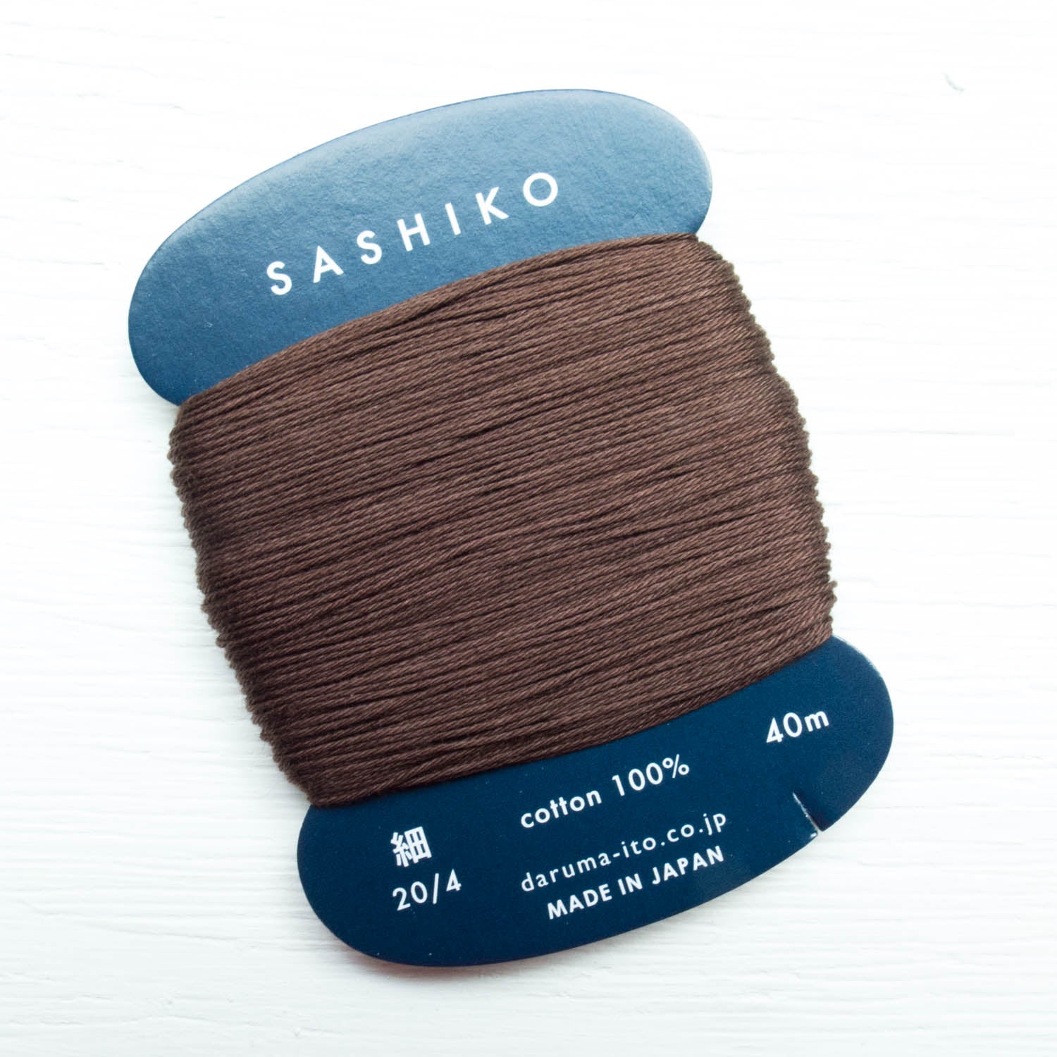 ORIM - Daruma - Sashiko Cotton Thread 20/6 - 0218 - Brown