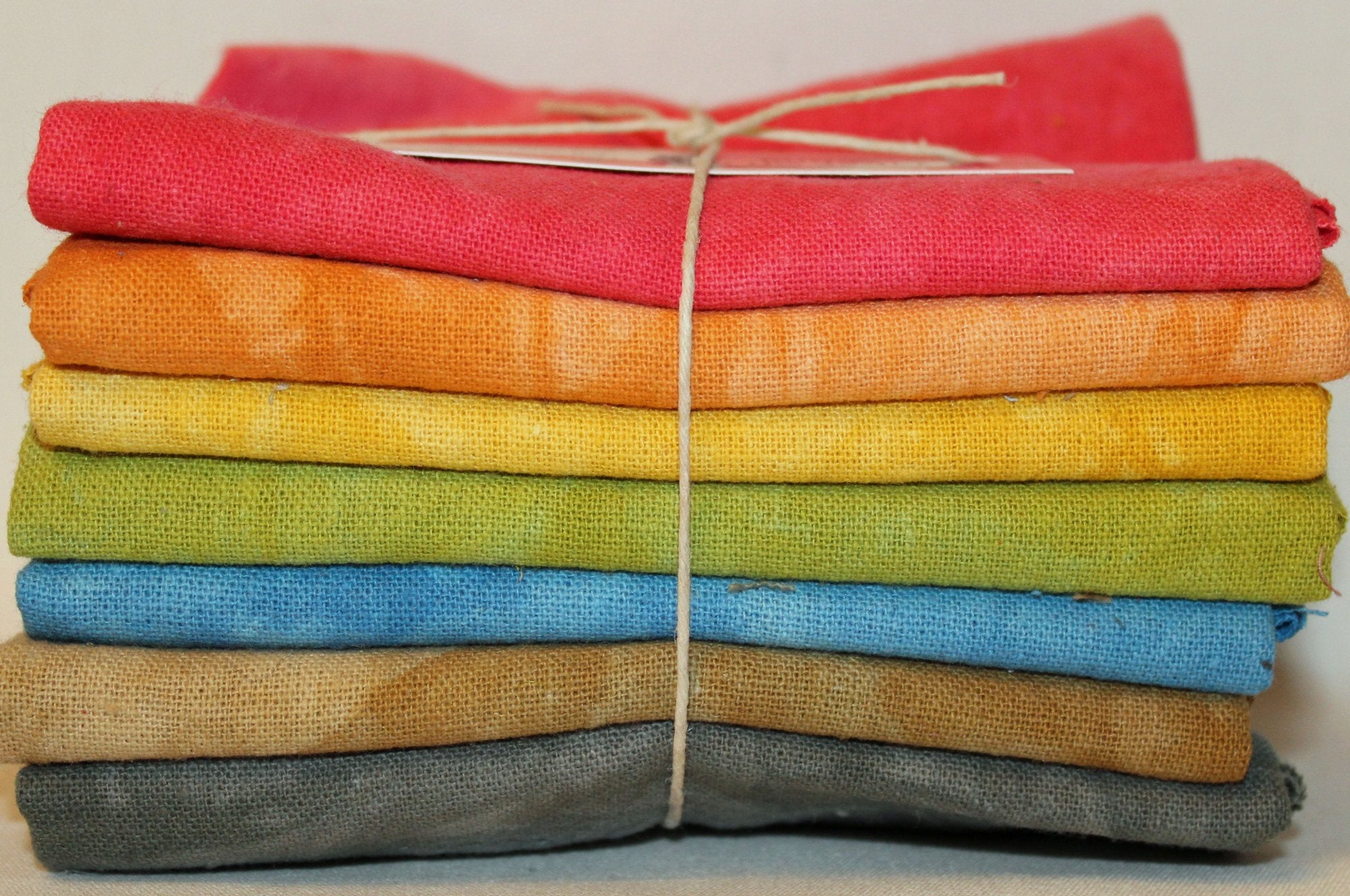 Hand-Dyed Osnaburg Bundles