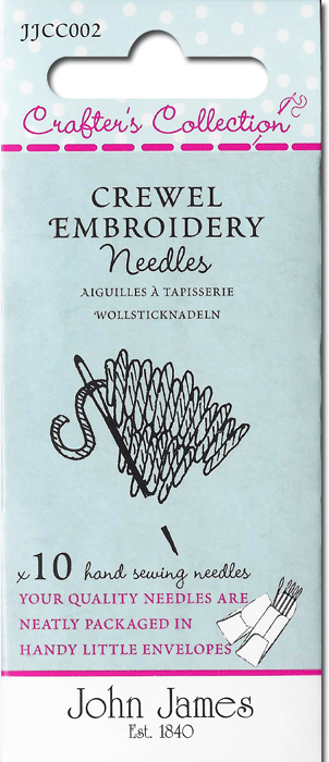 CN - John James Crafters' Collections - JJCC-002 - Crewel Embroidery Needles