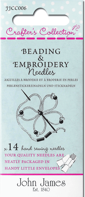 CN - John James Crafters' Collections - JJCC-006 - Beading and Embroidery Needles