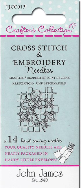 CN - John James Crafters' Collections - JJCC-013 - Cross Stitch and Embroidery Needles