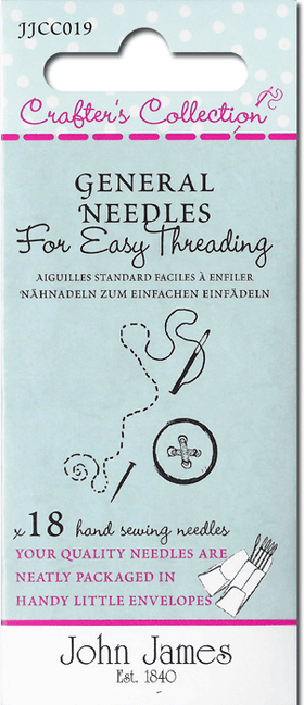 CN - John James Crafters' Collections - JJCC-019 - General Needles for Easy Threading