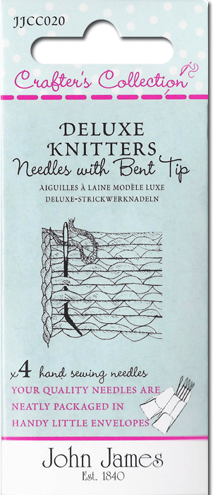 CN - John James Crafters' Collections - JJCC-020 - Deluxe Knitters Needles with Bent Tip