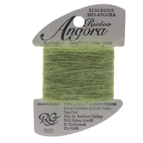 RBGL - Rainbow Angora -A-0025 - Wild Lime
