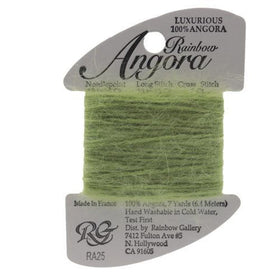 RBGL - Rainbow Angora -A-0025 - Wild Lime