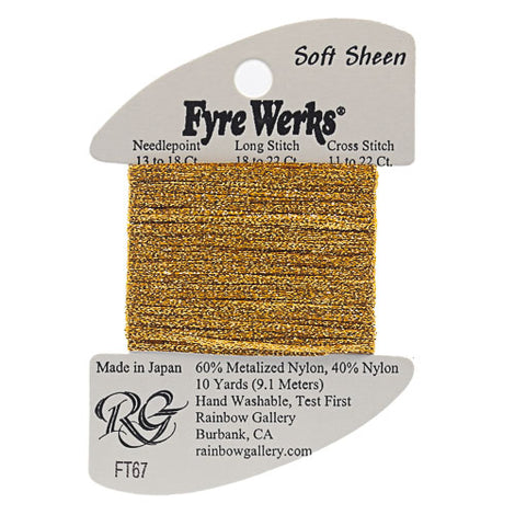 RBGL - Fyre Werks - Soft Sheen - FT-0067 - Inca Gold