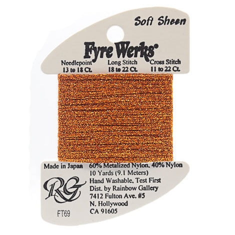 RBGL - Fyre Werks - Soft Sheen - FT-0069 - Burnt Orange