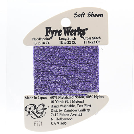 RBGL - Fyre Werks - Soft Sheen - FT-0071 - Purple Rain