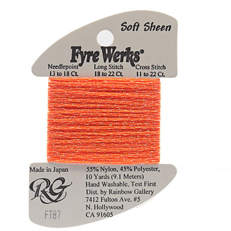 RBGL - Fyre Werks - Soft Sheen - FT-0087 - Vibrant Orange