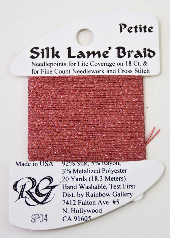 RBGL - Silk Lame Braid - 13 Count - LB-0004 - Antique Rose