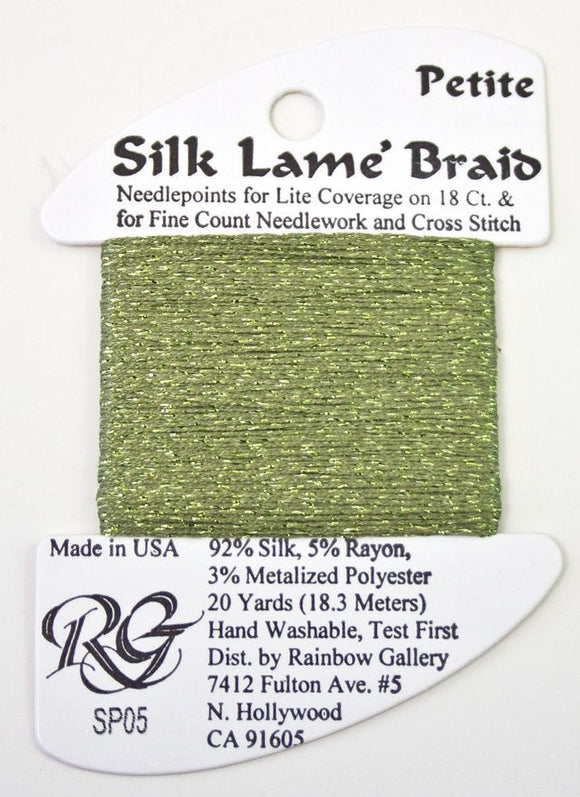 RBGL - Silk Lame Braid - 13 Count - LB-0005 - Avocado