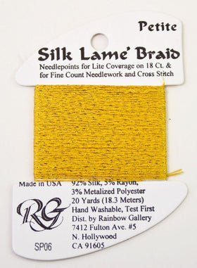 RBGL - Silk Lame Braid - Petite - SP-0006 - Gold