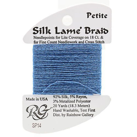 RBGL - Silk Lame Braid - 18 Count - SL-0014 - Blue