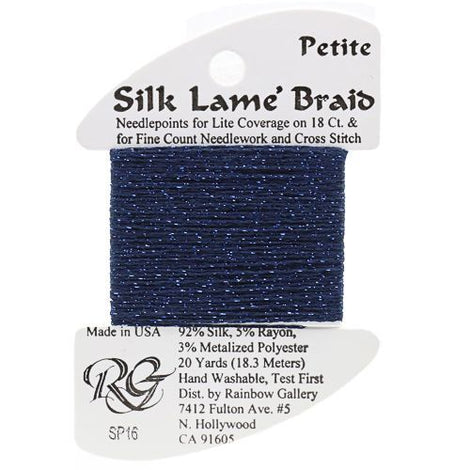RBGL - Silk Lame Braid - 13 Count - LB-0016 - Navy