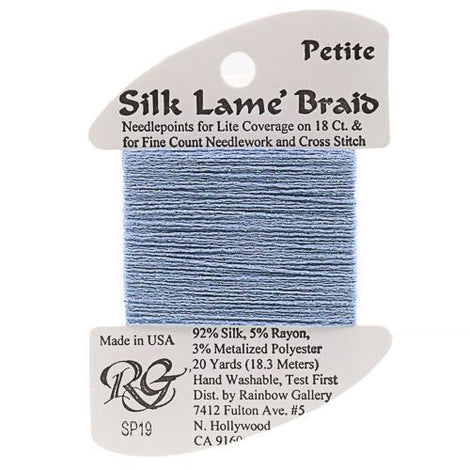 RBGL - Silk Lame Braid - 13 Count - LB-0019 - Antique Blue