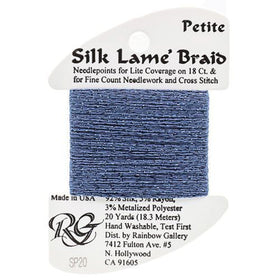 RBGL - Silk Lame Braid - 18 Count - SL-0020 - Dark Antique Blue