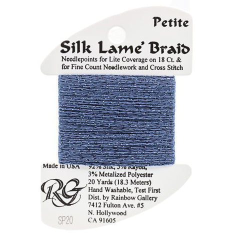 RBGL - Silk Lame Braid - Petite - SP-0020 - Dark Antique Blue