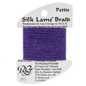 RBGL - Silk Lame Braid - Petite - SP-0023 - Dark Lavender