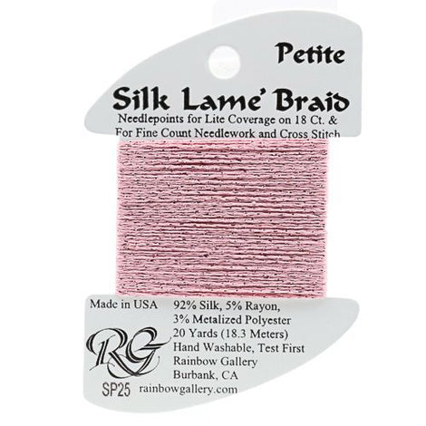 RBGL - Silk Lame Braid - 13 Count - LB-0025 - Rose Pink