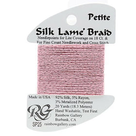 RBGL - Silk Lame Braid - 13 Count - LB-0025 - Rose Pink
