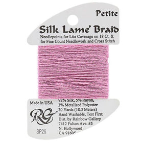 RBGL - Silk Lame Braid - 13 Count - LB-0026 - Raspberry
