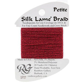 RBGL - Silk Lame Braid - 13 Count - LB-0027 - Garnet