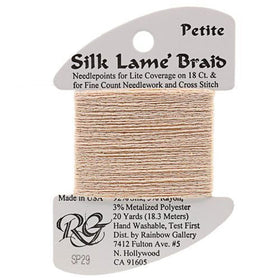 RBGL - Silk Lame Braid - Petite - SP-0029 - Chiffon