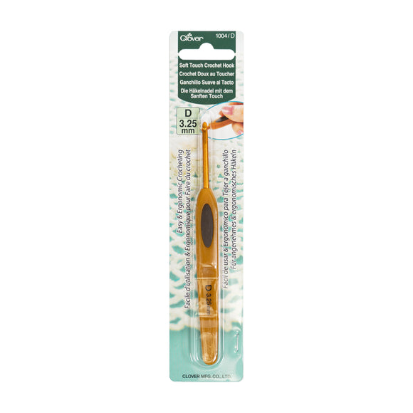 CLV - Soft Touch Crochet Hook D (3.25mm)