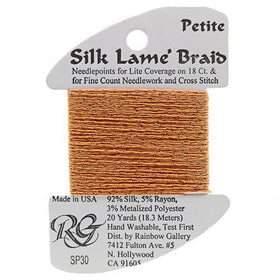 RBGL - Silk Lame Braid - 18 Count - SL-0030 - Orange