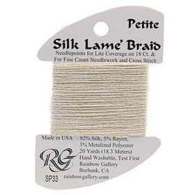 RBGL - Silk Lame Braid - 13 Count - LB-0033 - Eggshell