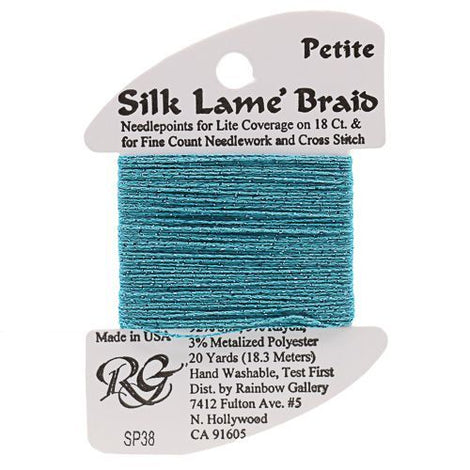 RBGL - Silk Lame Braid - 18 Count - SL-0038 - Caribbean