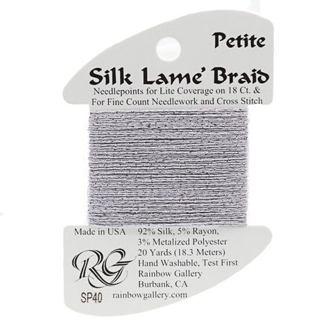 RBGL - Silk Lame Braid - 13 Count - LB-0040 - Dove Grey