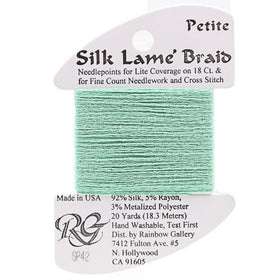 RBGL - Silk Lame Braid - 18 Count - SL-0042 - Mint