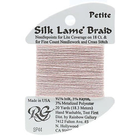RBGL - Silk Lame Braid - 13 Count - LB-0044 - Light Shell Pink