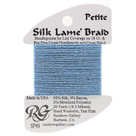 RBGL - Silk Lame Braid - 13 Count - LB-0049 - China Blue